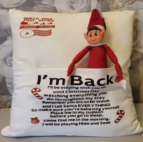 I'm Back Elf Cushion