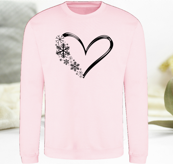 Heart Snowflake Sweatshirt