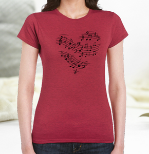 Music Heart T-Shirt