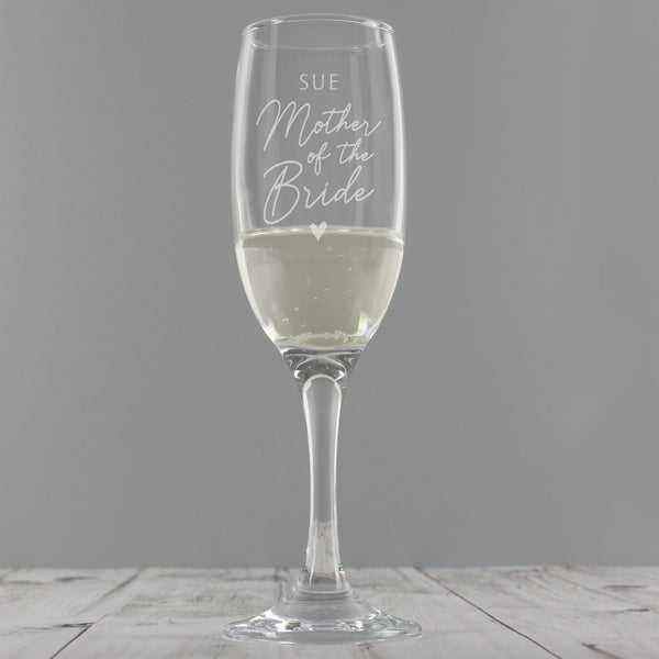 Personalised Role Flute Glass