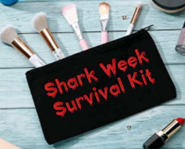 Shark Week MakeUp Bag
